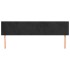 Cabeceros 2 unidades de terciopelo negro 90x5x78/88