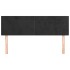 Cabeceros 2 unidades terciopelo negro 72x5x78/88