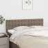 Cabeceros 2 unidades tela gris taupe 72x5x78/88