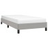 Estructura de cama sin colchón tela gris claro 90x190