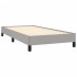 Estructura de cama sin colchón tela gris claro 90x190