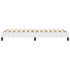 Estructura de cama sin colchón cuero sintético blanco 80x200