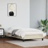 Estructura de cama sin colchón cuero sintético crema 100x200