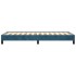Estructura de cama sin colchón terciopelo azul oscuro 80x200