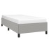 Estructura de cama sin colchón tela gris claro 90x190