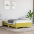 Estructura de cama sin colchón tela verde 120x200