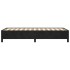 Estructura de cama sin colchón terciopelo negro 100x200