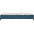 Estructura de cama sin colchón terciopelo azul oscuro 80x200