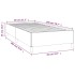 Estructura de cama sin colchón terciopelo azul oscuro 80x200
