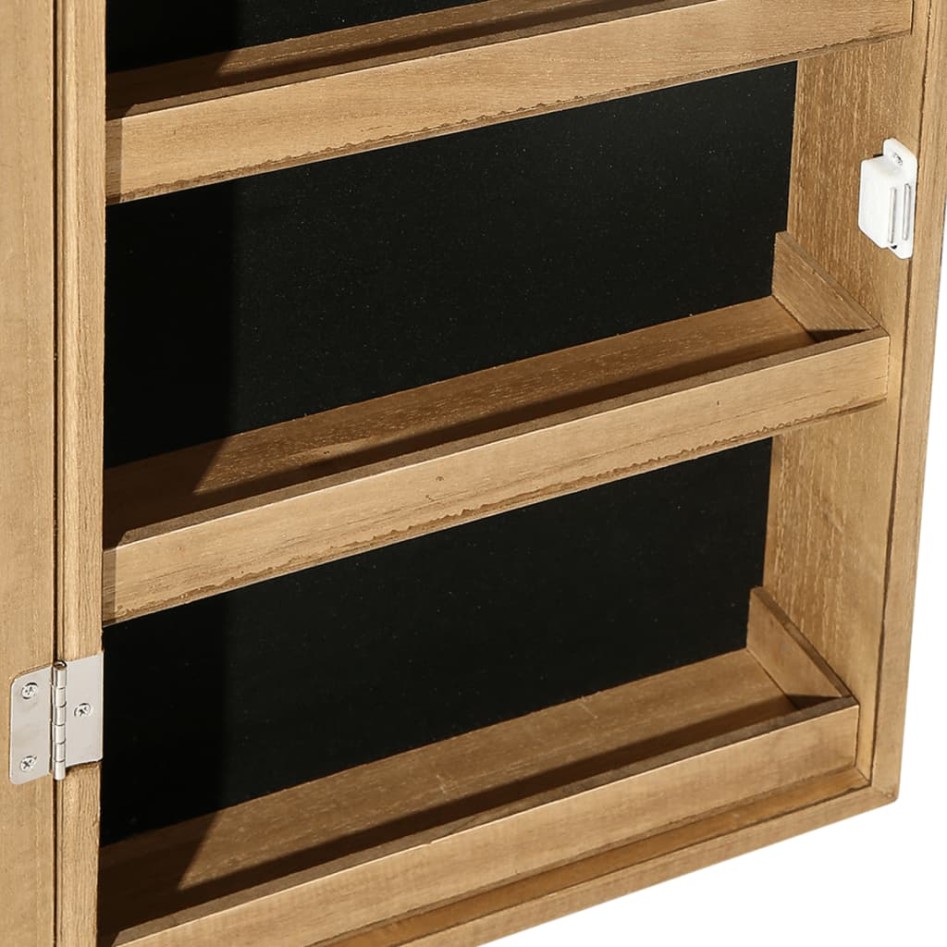 Espejo con joyero y luces LED para