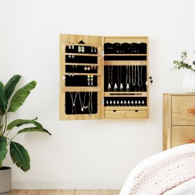 Espejo con joyero de pared 37,5x10x67