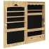 Espejo con joyero de pared 37,5x10x67