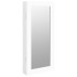 Espejo con joyero de pared blanco 30x8,5x67