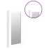 Espejo con joyero de pared blanco 30x8,5x67