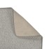 Alfombra de pasillo con aspecto de sisal gris taupe 80x250