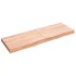 Estante pared madera roble tratada marrón claro 120x40x(2-6)