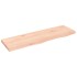 Encimera de baño madera maciza sin tratar 100x30x(2-4)