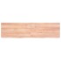 Encimera baño madera maciza tratada marrón claro