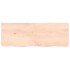 Encimera de baño madera maciza sin tratar 140x50x(2-4)