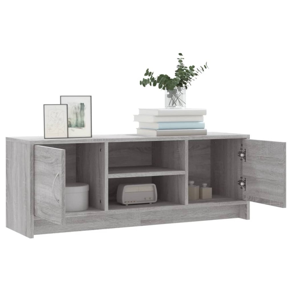 Mueble para TV madera de ingeniería gris Sonoma 102x30x37,5
