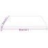 Tablero de mesa cuadrado madera maciza pino blanco 80x80x2,5