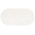 Tablero de mesa ovalado madera maciza pino blanco 110x55x2,5