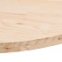 Tablero de mesa ovalado madera maciza de pino 100x50x2,5