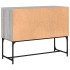 Aparador de madera de ingeniería gris Sonoma 100x40x79,5