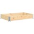 Arriate de madera maciza de pino 50x150