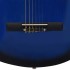 Guitarra clásica principiante y niño con funda azul 1/2