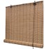 Estor enrollable de bambú 2 unidades marrón 150x220
