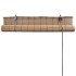 Estor enrollable de bambú 2 unidades marrón 150x220