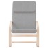 Sillón de relax de tela gris