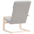 Sillón de relax de tela gris