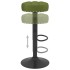 Taburetes de cocina 2 uds terciopelo verde