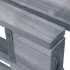 Otomana de jardín de palets madera de pino impregnada