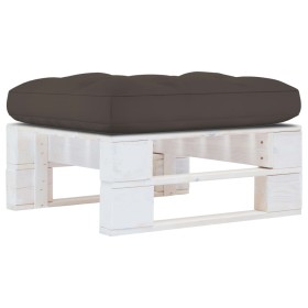 Otomana de jardín de palets madera de pino impregnada