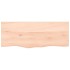 Tablero de mesa madera maciza de roble sin tratar 100x40x2