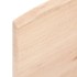 Tablero de mesa madera maciza de roble sin tratar 100x40x2