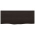 Tablero mesa madera roble tratada marrón oscuro 100x40x(2-4)