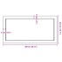 Tablero mesa madera roble tratada marrón oscuro 80x40x(2-6)