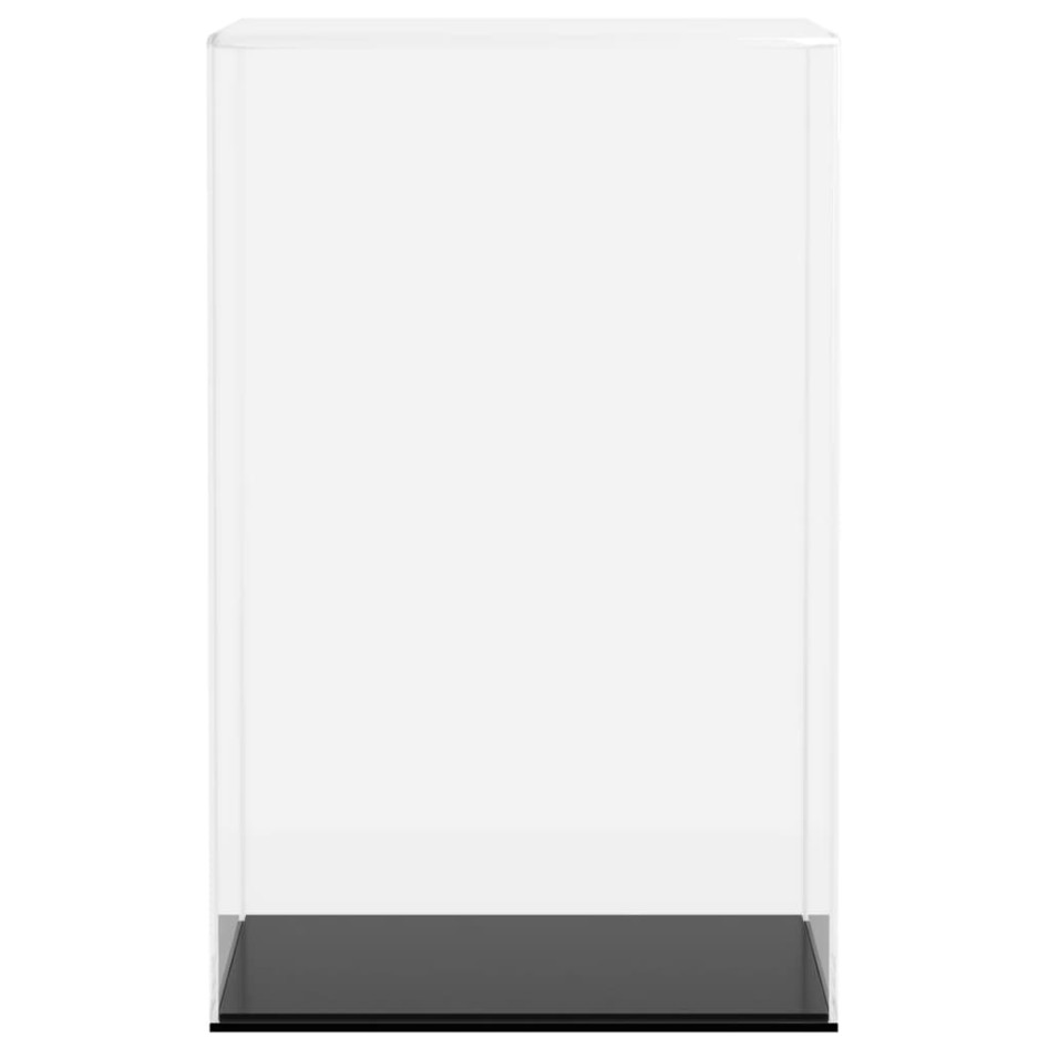 Caja de exposición acrílico transparente 22x18x35