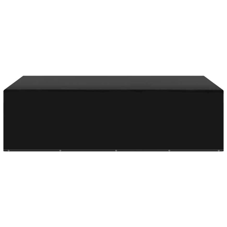 Fundas de muebles de jardín 2 uds 12 ojales 325x205x90