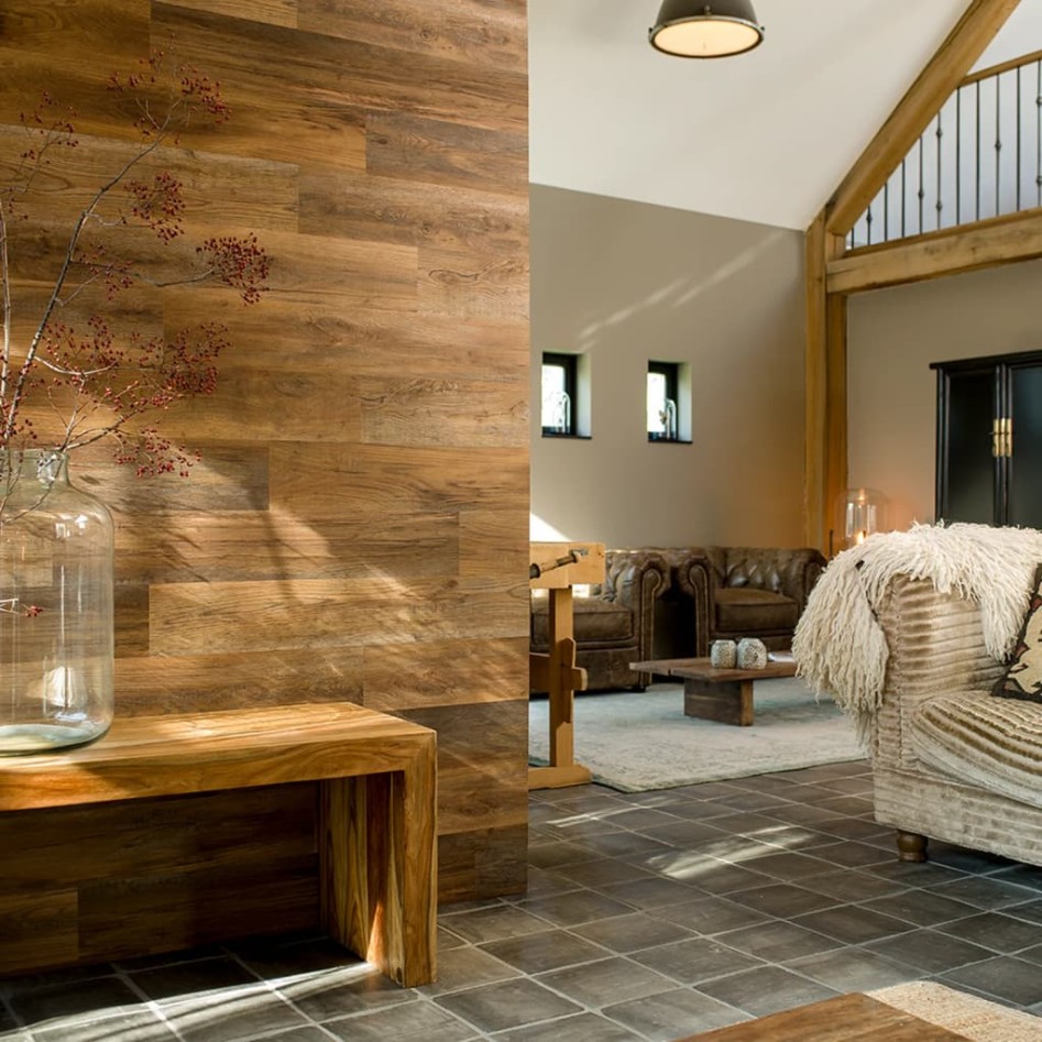 WallArt Tablones aspecto madera GL-WA34 30 uds roble y marrón