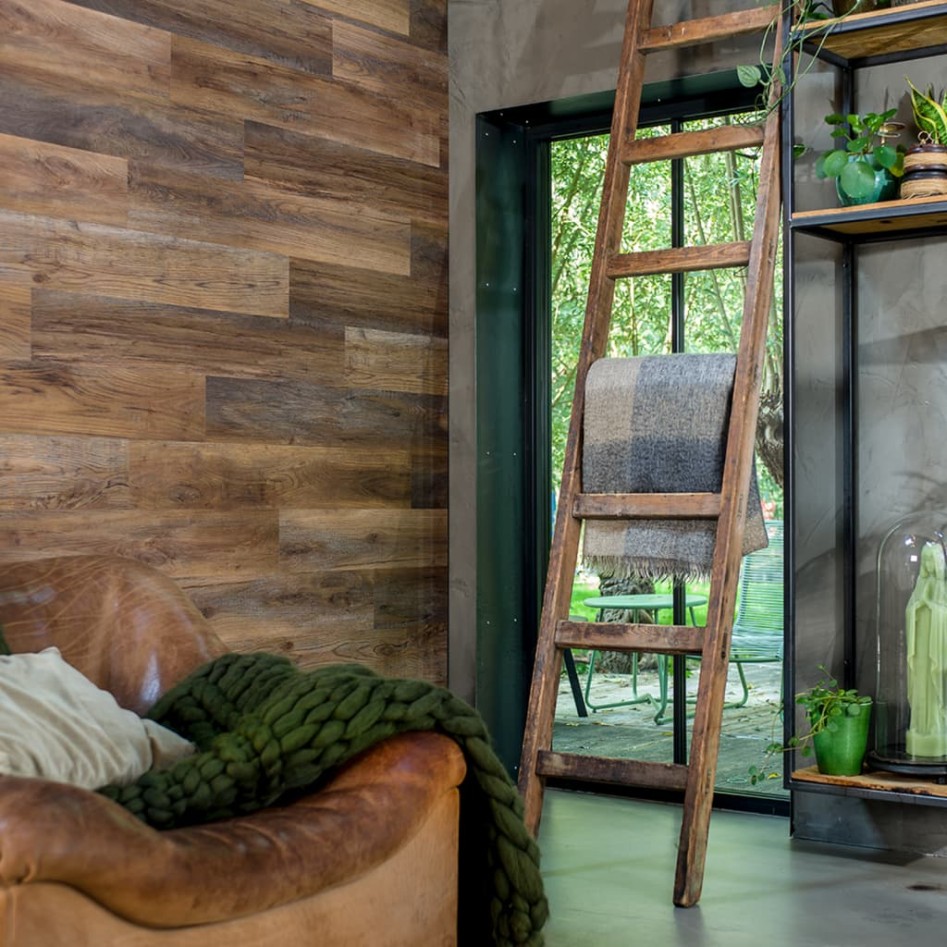 WallArt Tablones aspecto madera GL-WA34 30 uds roble y marrón