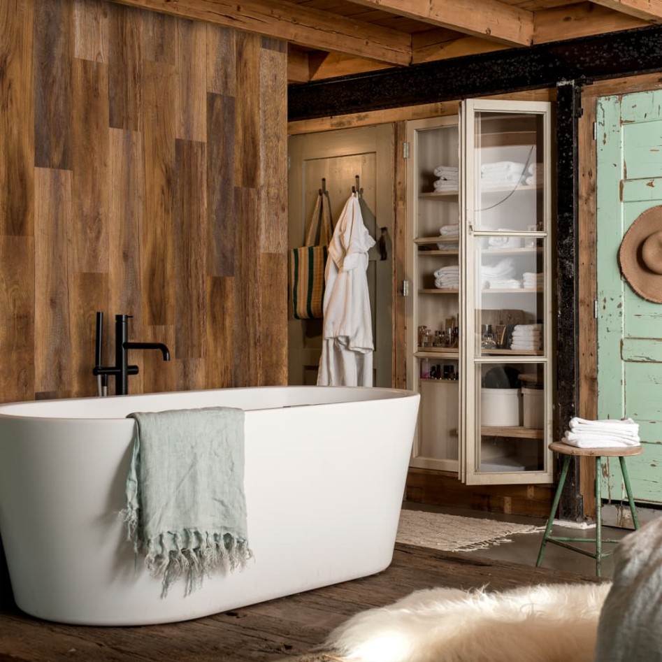 WallArt Tablones aspecto madera GL-WA34 30 uds roble y marrón