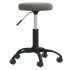Silla de comedor de terciopelo gris