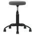 Silla de comedor de terciopelo gris