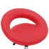 Silla de comedor giratoria de cuero sintética