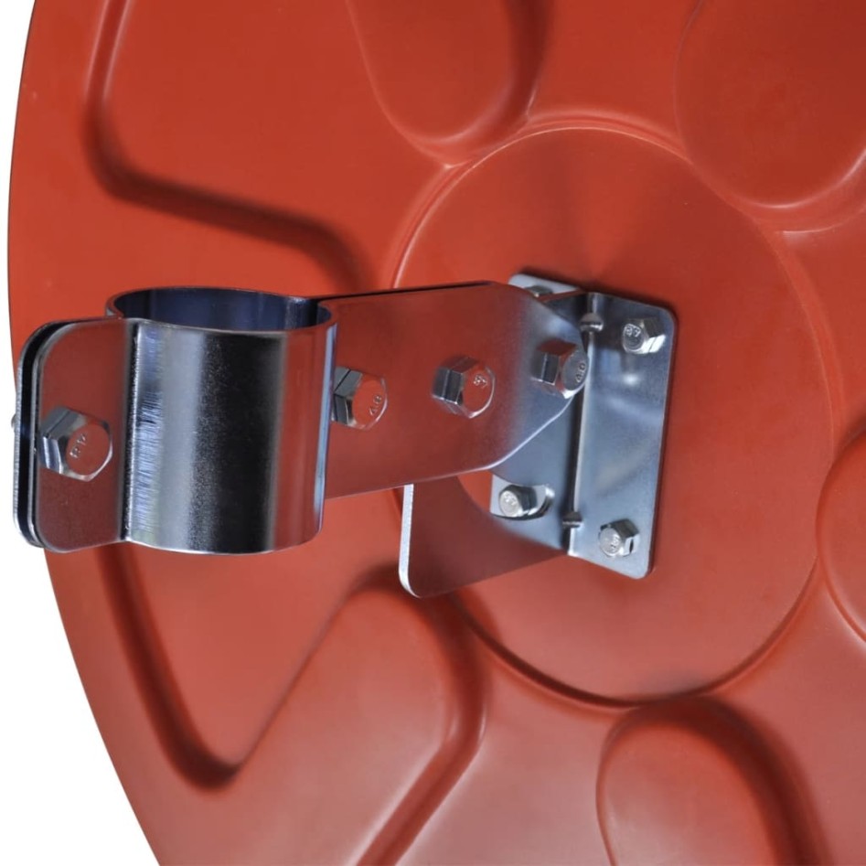 Espejo de tráfico convexo plástico naranja 60